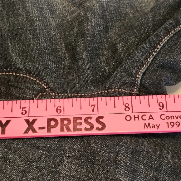 Express Boot Cut Jeans 10R Medium Wash Stretch Denim - Picture 10 of 13